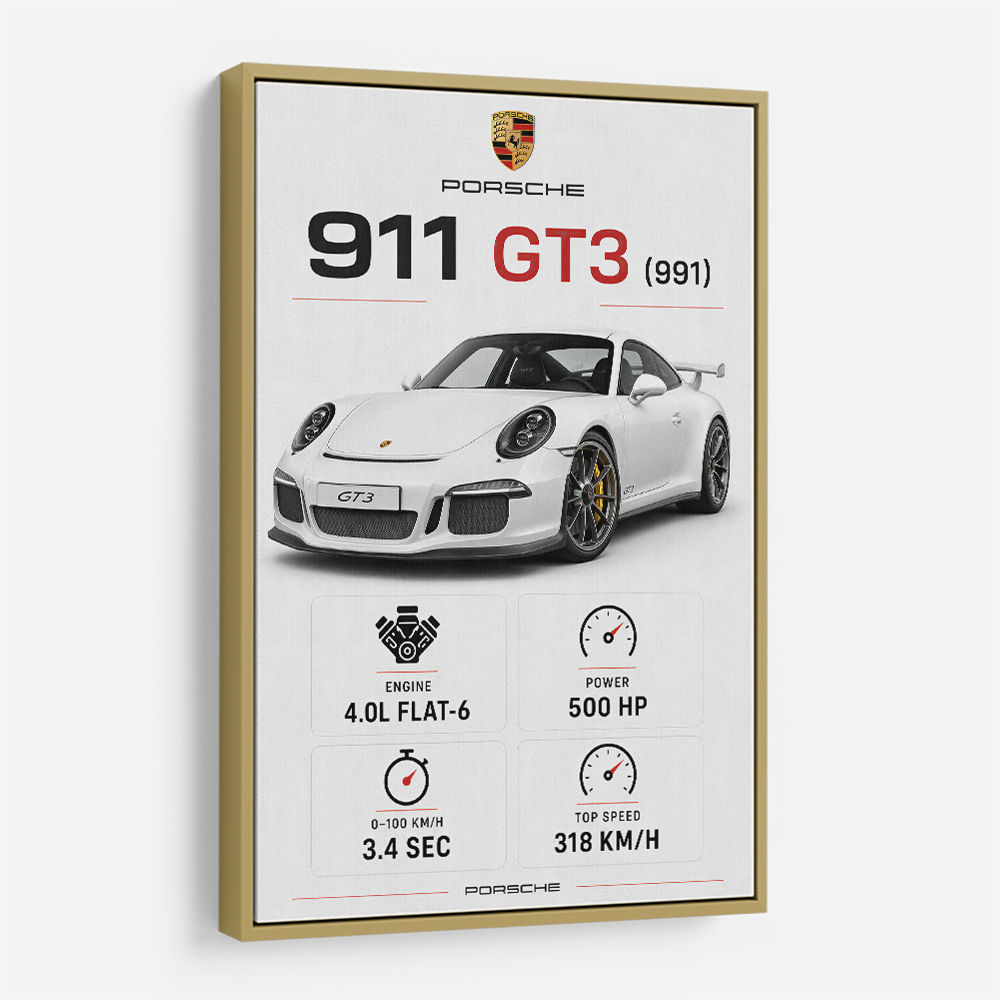Porsche 911 GT3 Car Art Print
