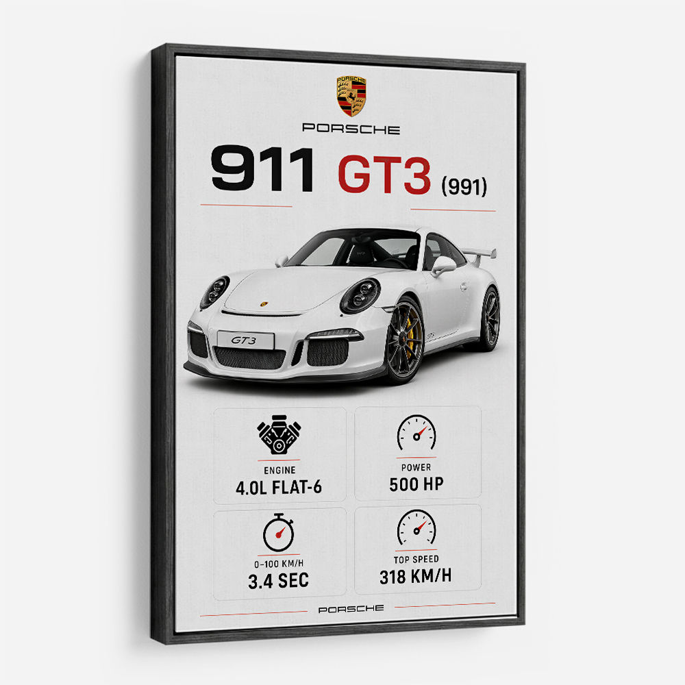 Porsche 911 GT3 Car Art Print