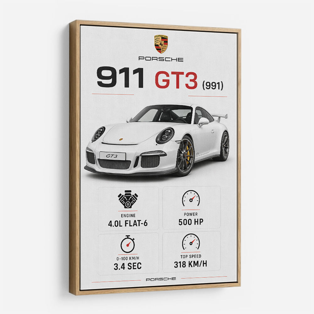 Porsche 911 GT3 Car Art Print