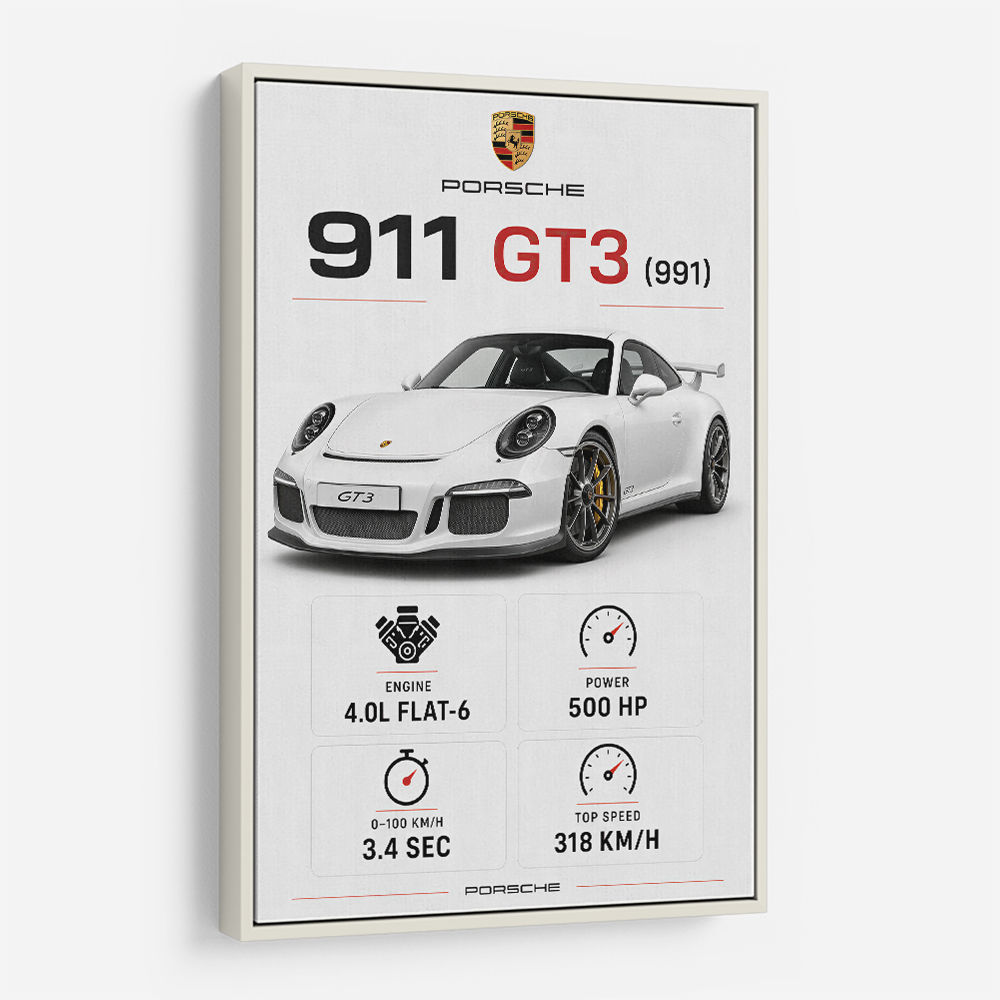 Porsche 911 GT3 Car Art Print
