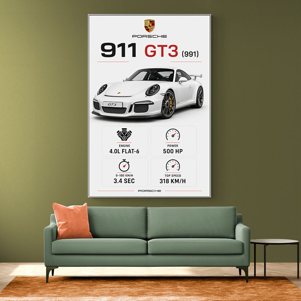 Porsche 911 GT3 Car Art Print