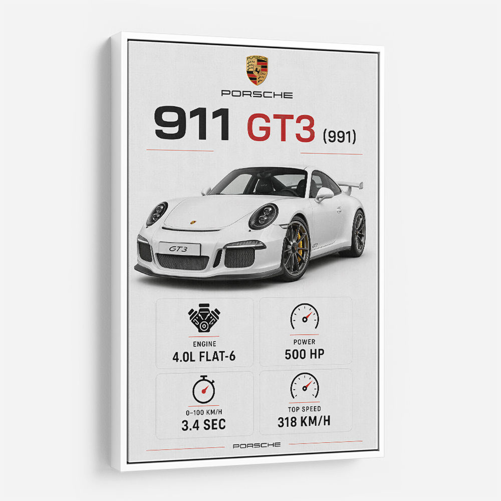 Porsche 911 GT3 Car Art Print