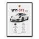 Porsche 911 GT3 Car Art Print