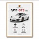 Porsche 911 GT3 Car Art Print