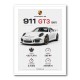 Porsche 911 GT3 Car Art Print