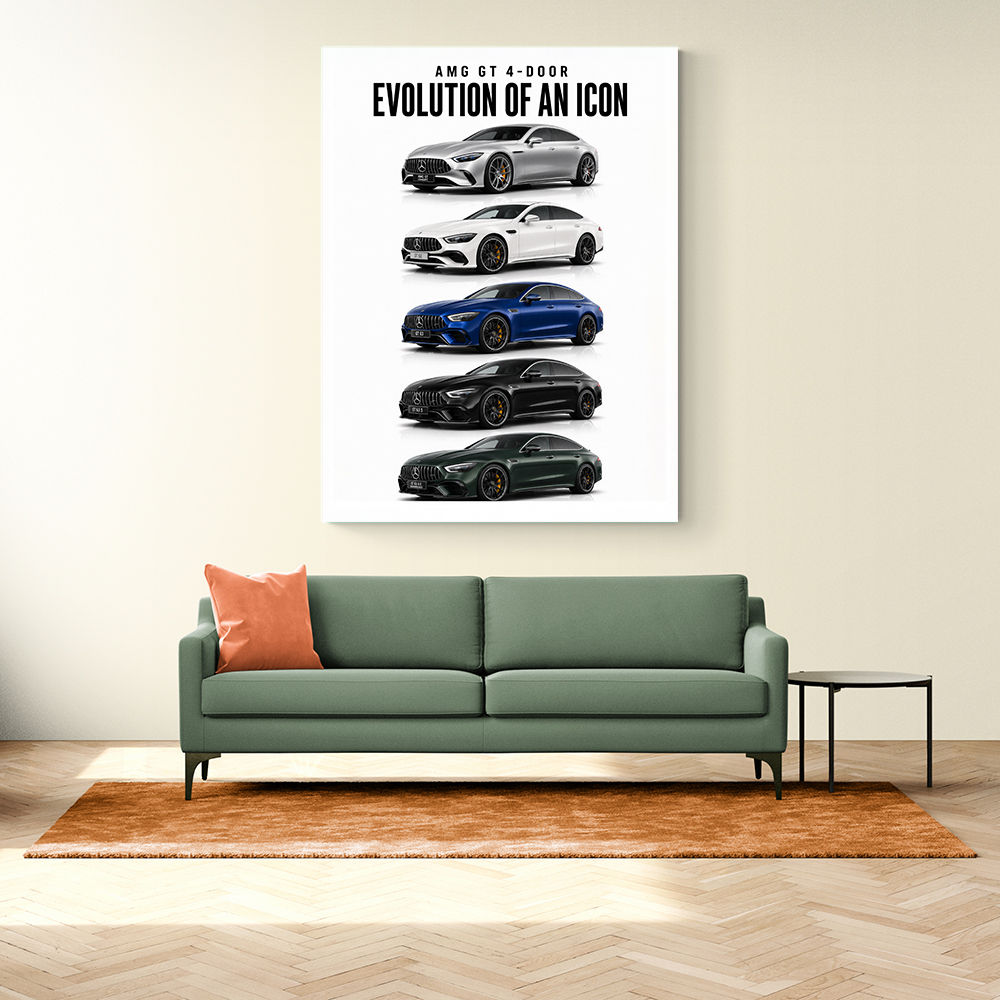 AMG GT 4 Door Evolution  Performance Meets Practicality Car Art Print