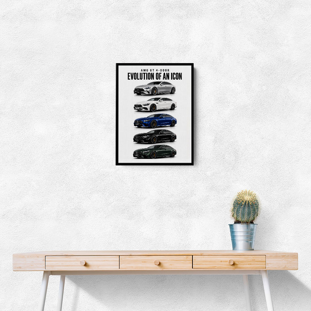 AMG GT 4 Door Evolution  Performance Meets Practicality Car Art Print