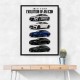 AMG GT 4 Door Evolution  Performance Meets Practicality Car Art Print