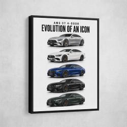 AMG GT 4 Door Evolution  Performance Meets Practicality Car Art Print