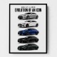 AMG GT 4 Door Evolution  Performance Meets Practicality Car Art Print