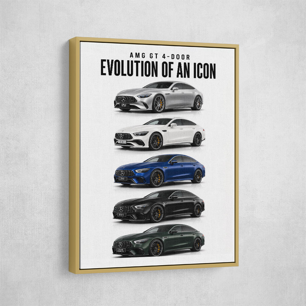 AMG GT 4 Door Evolution  Performance Meets Practicality Car Art Print