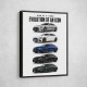 AMG GT 4 Door Evolution  Performance Meets Practicality Car Art Print