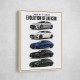 AMG GT 4 Door Evolution  Performance Meets Practicality Car Art Print