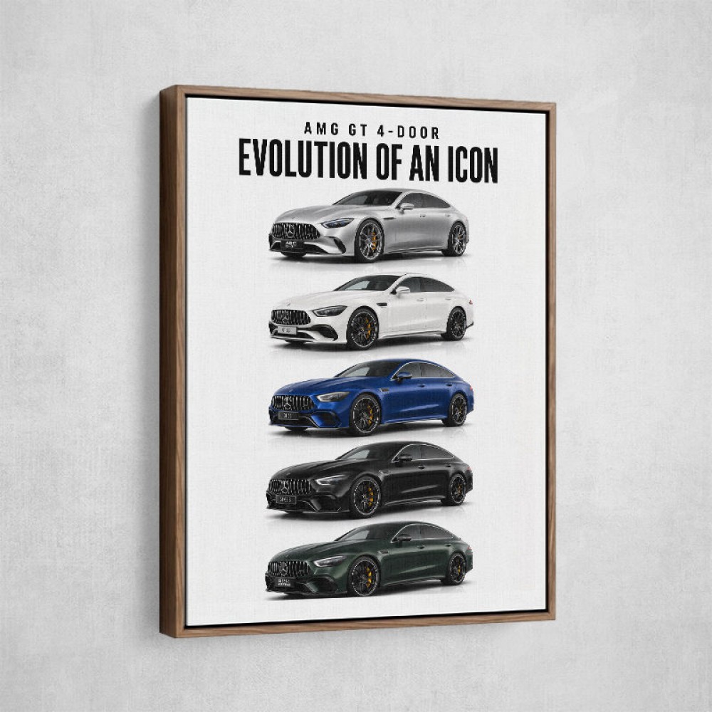 AMG GT 4 Door Evolution  Performance Meets Practicality Car Art Print
