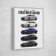 AMG GT 4 Door Evolution  Performance Meets Practicality Car Art Print