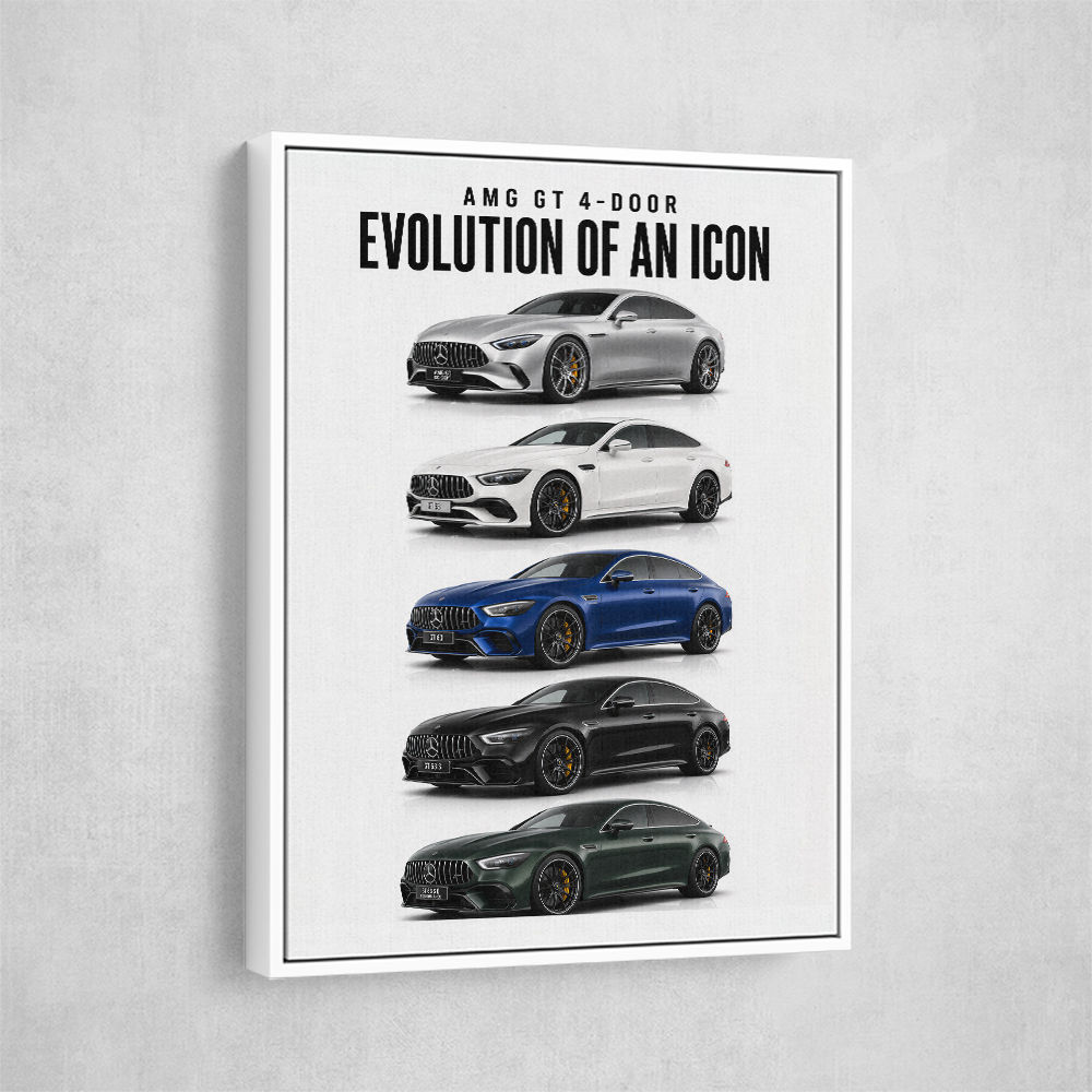 AMG GT 4 Door Evolution  Performance Meets Practicality Car Art Print