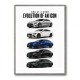 AMG GT 4 Door Evolution  Performance Meets Practicality Car Art Print