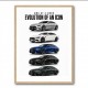 AMG GT 4 Door Evolution  Performance Meets Practicality Car Art Print