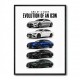 AMG GT 4 Door Evolution  Performance Meets Practicality Car Art Print