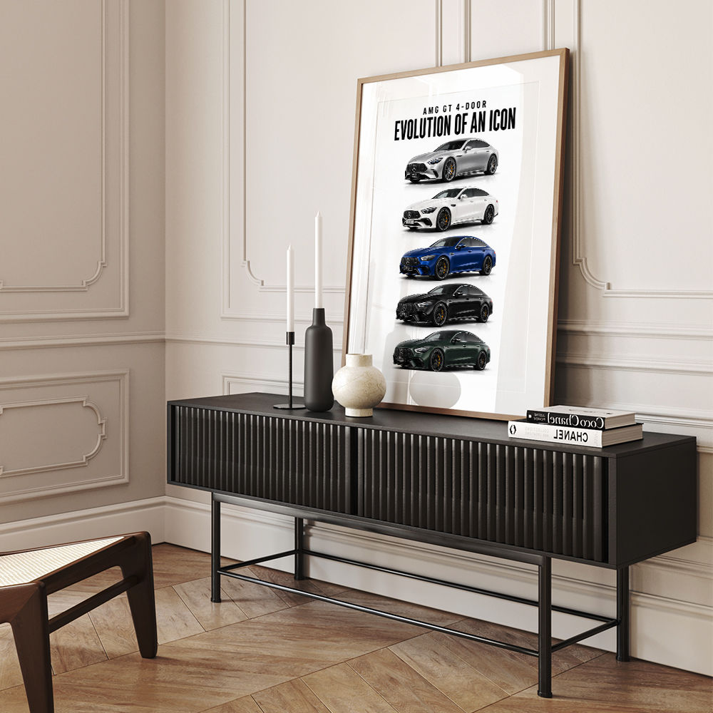 AMG GT 4 Door Evolution  Performance Meets Practicality Car Art Print