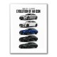 AMG GT 4 Door Evolution  Performance Meets Practicality Car Art Print