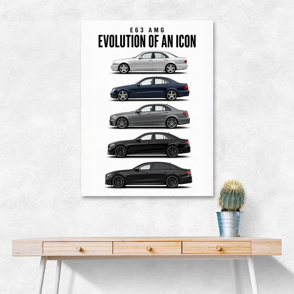 AMG GT 4 Door Lineage  From Concept To Performance Edition Car Art Print