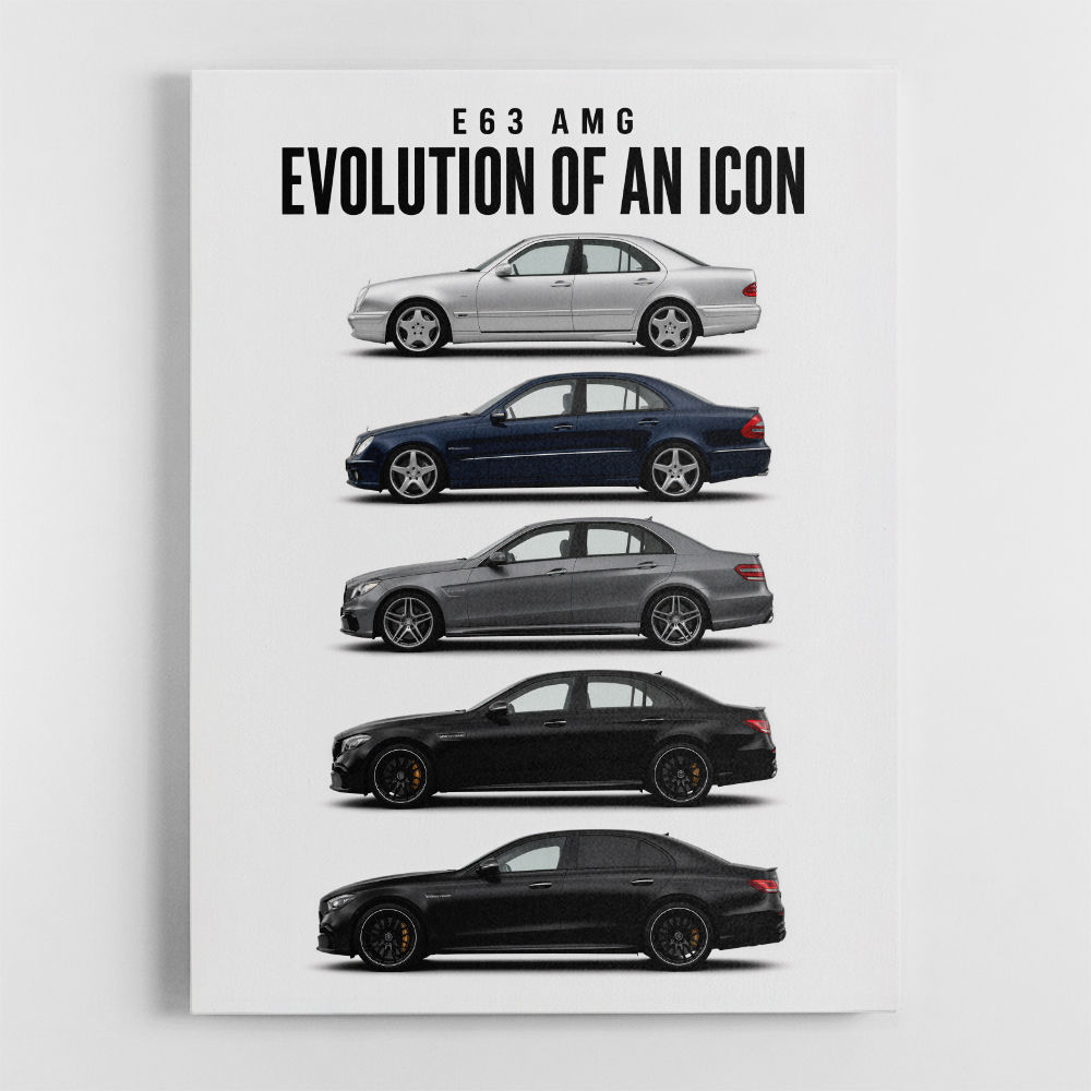 AMG GT 4 Door Lineage  From Concept To Performance Edition Car Art Print