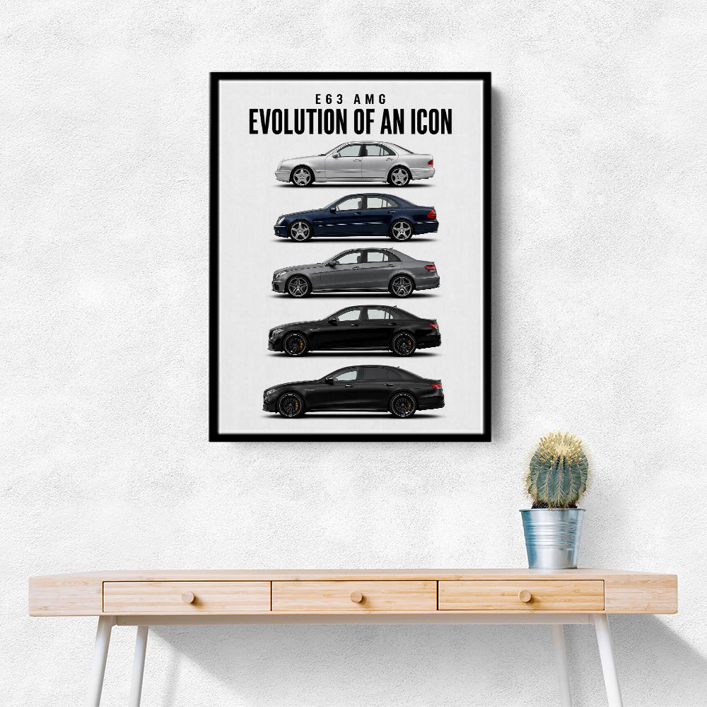 AMG GT 4 Door Lineage  From Concept To Performance Edition Car Art Print