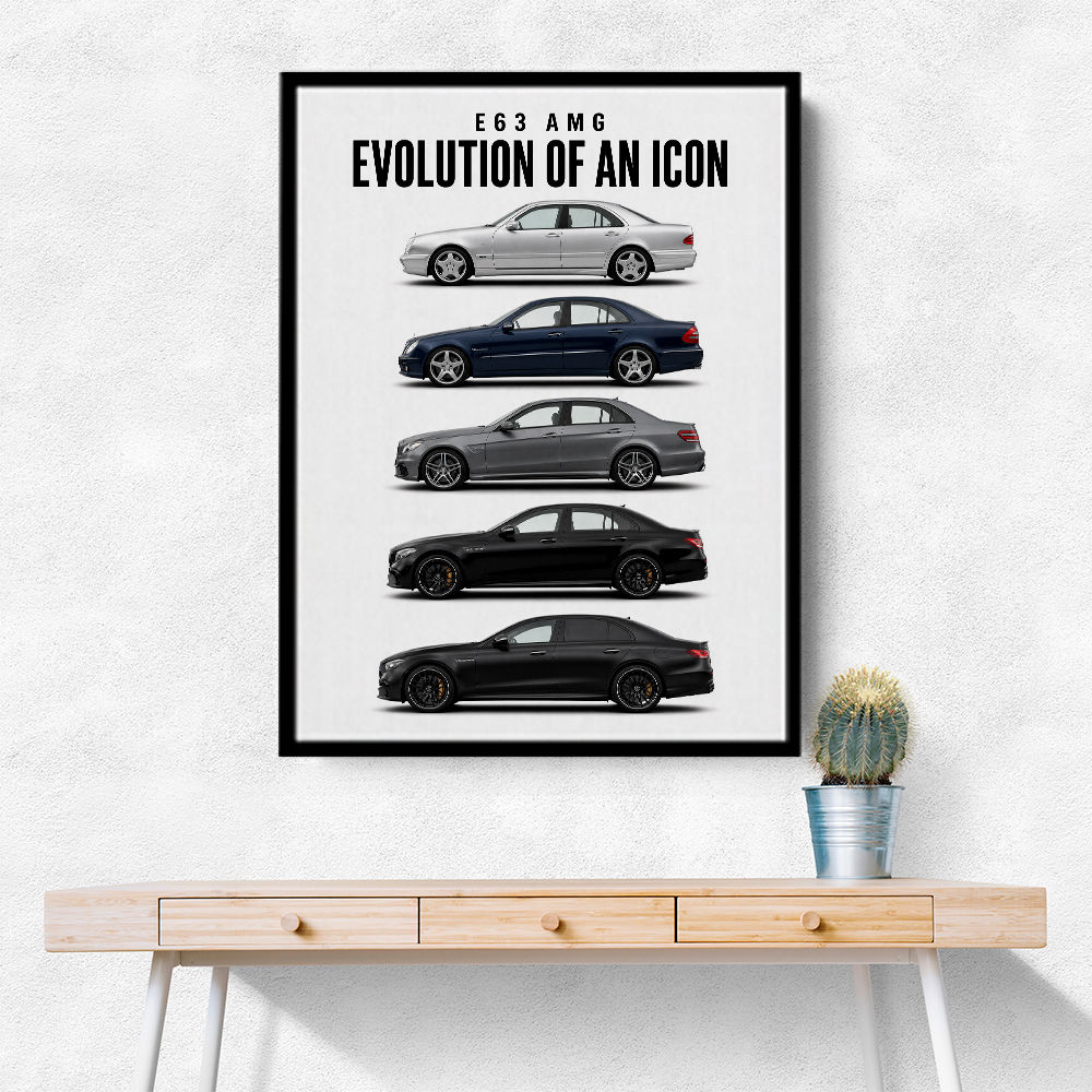 AMG GT 4 Door Lineage  From Concept To Performance Edition Car Art Print