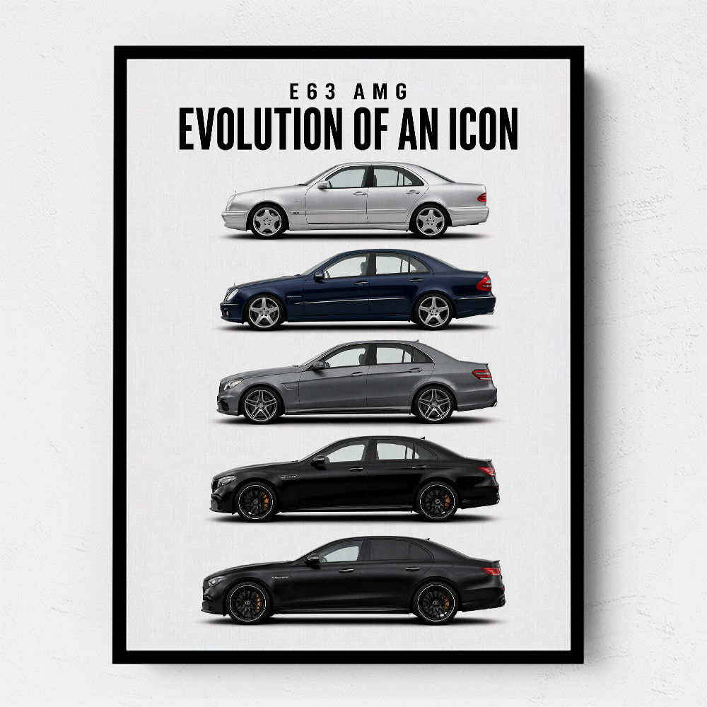 AMG GT 4 Door Lineage  From Concept To Performance Edition Car Art Print