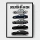 AMG GT 4 Door Lineage  From Concept To Performance Edition Car Art Print