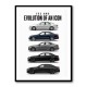 AMG GT 4 Door Lineage  From Concept To Performance Edition Car Art Print