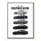 AMG GT 4 Door Lineage  From Concept To Performance Edition Car Art Print