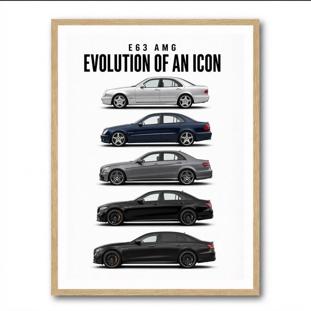 AMG GT 4 Door Lineage  From Concept To Performance Edition Car Art Print