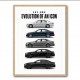 AMG GT 4 Door Lineage  From Concept To Performance Edition Car Art Print