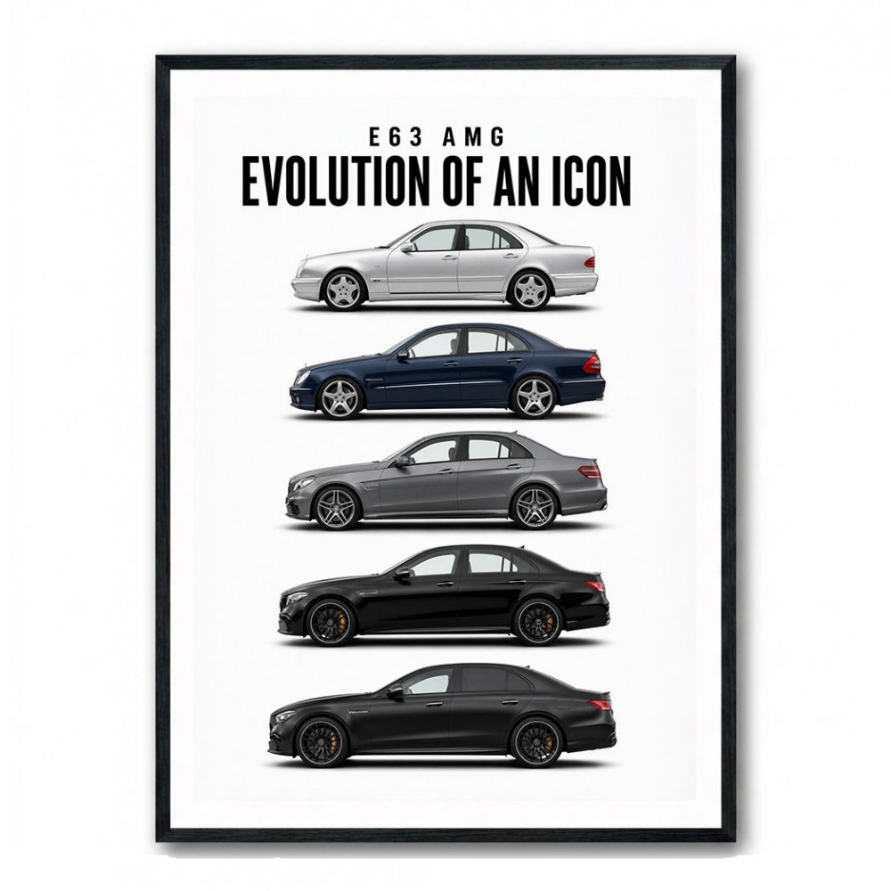 AMG GT 4 Door Lineage  From Concept To Performance Edition Car Art Print