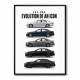 AMG GT 4 Door Lineage  From Concept To Performance Edition Car Art Print