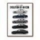 AMG GT 4 Door Lineage  From Concept To Performance Edition Car Art Print