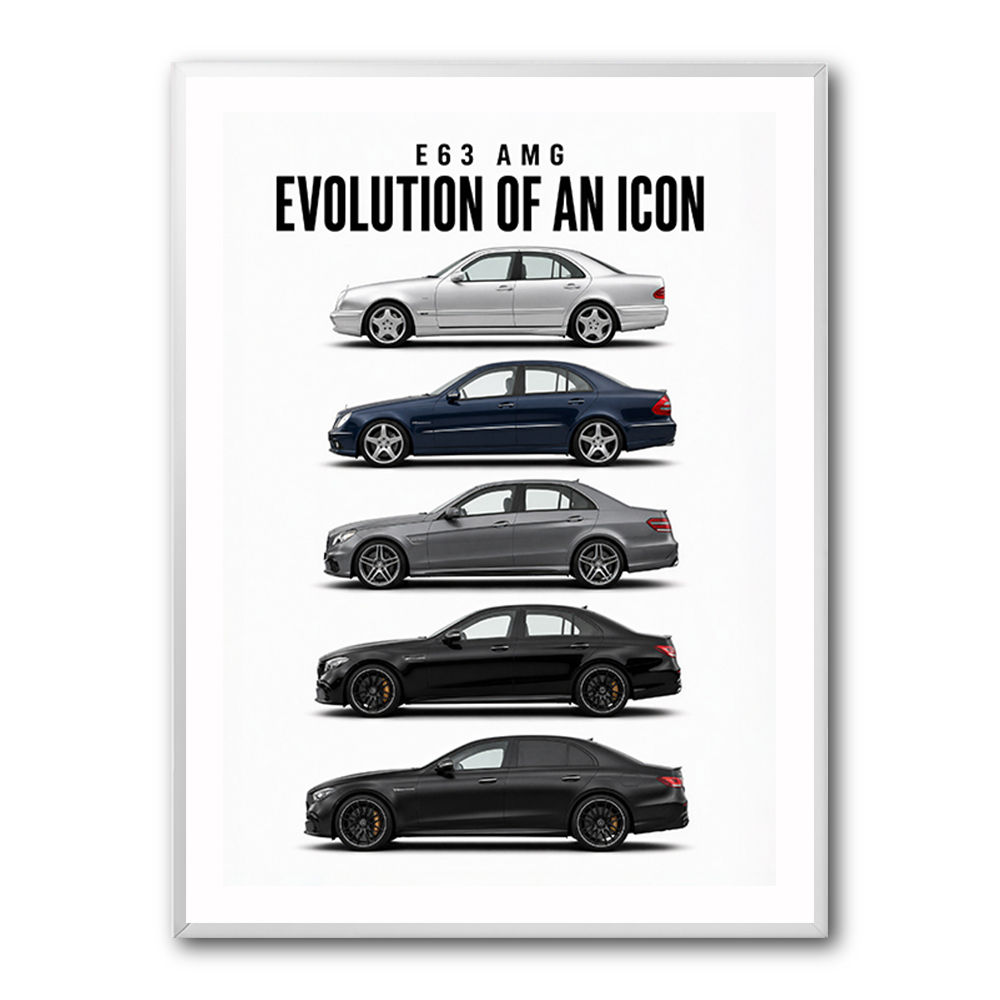 AMG GT 4 Door Lineage  From Concept To Performance Edition Car Art Print