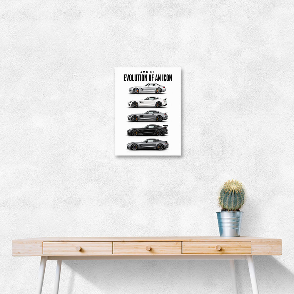 AMG GT Evolution  From Grand Tourer To Track Beast Car Art Print