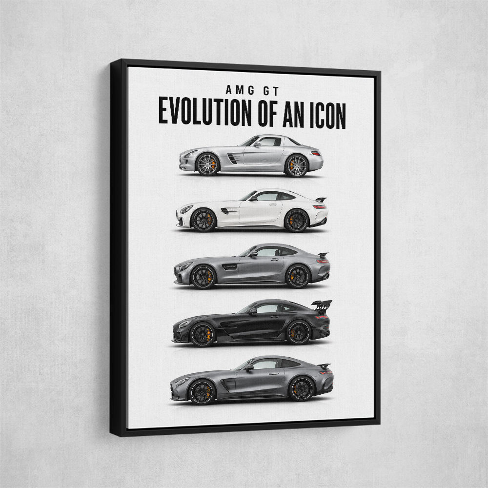 AMG GT Evolution  From Grand Tourer To Track Beast Car Art Print
