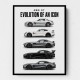 AMG GT Evolution  From Grand Tourer To Track Beast Car Art Print