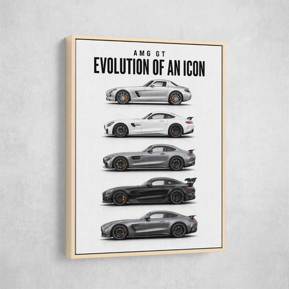 AMG GT Evolution  From Grand Tourer To Track Beast Car Art Print