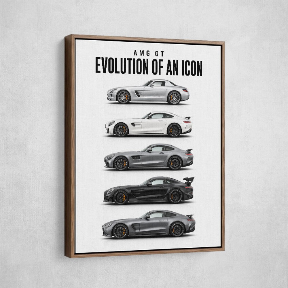 AMG GT Evolution  From Grand Tourer To Track Beast Car Art Print