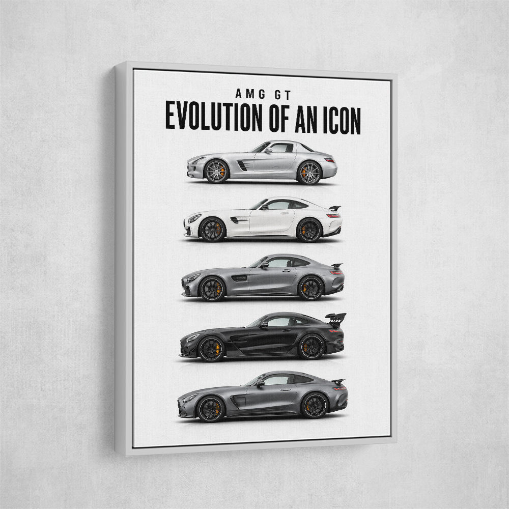 AMG GT Evolution  From Grand Tourer To Track Beast Car Art Print