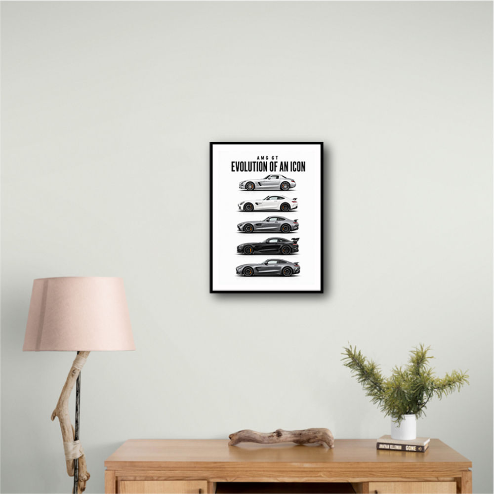 AMG GT Evolution  From Grand Tourer To Track Beast Car Art Print