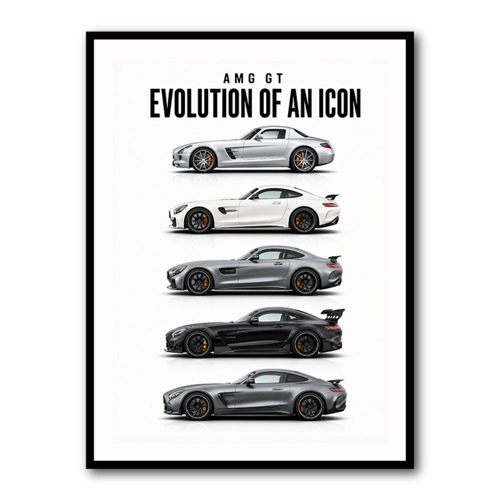 AMG GT Evolution  From Grand Tourer To Track Beast Car Art Print