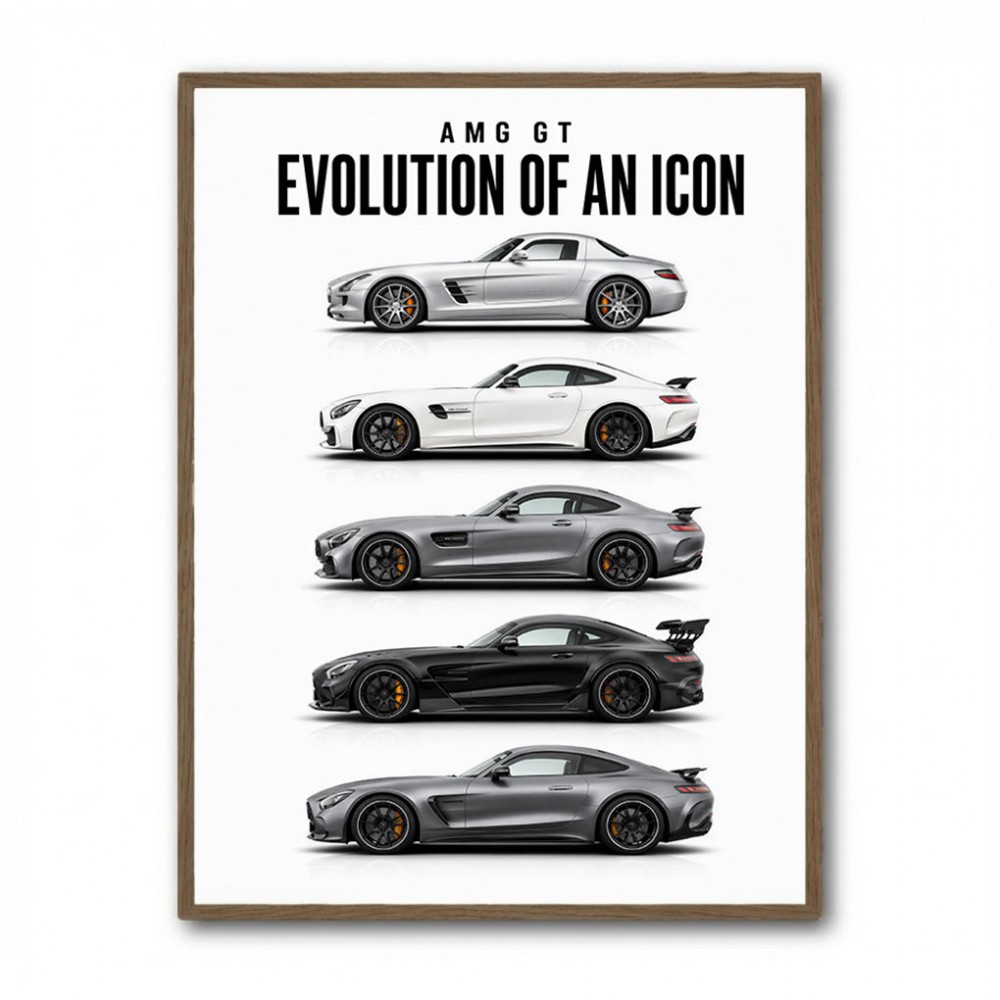 AMG GT Evolution  From Grand Tourer To Track Beast Car Art Print