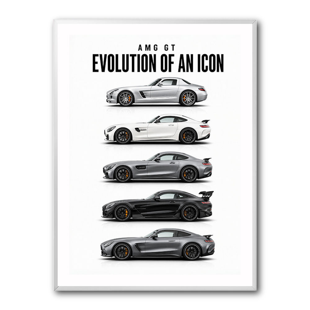 AMG GT Evolution  From Grand Tourer To Track Beast Car Art Print