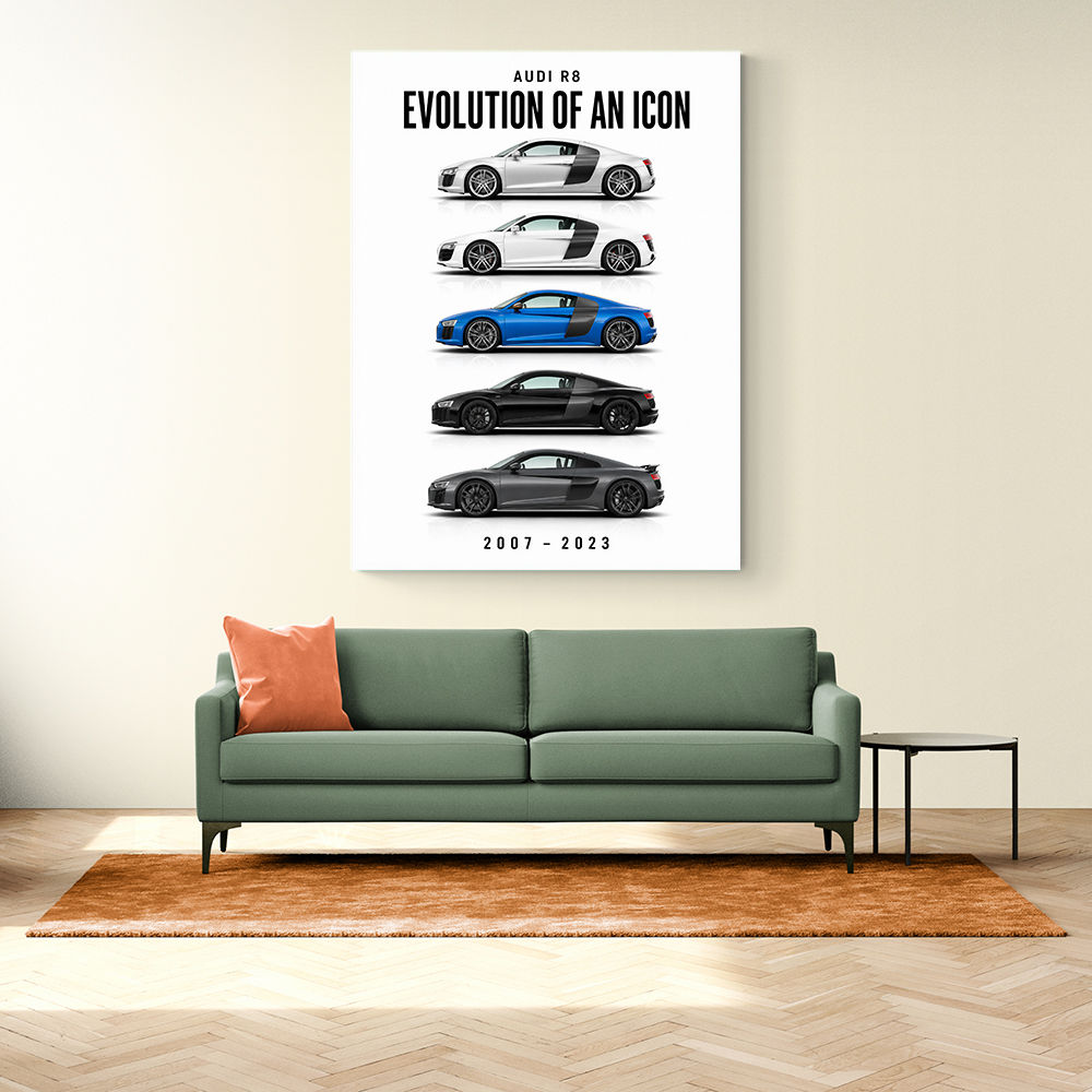 Audi R8 Evolution Art Print